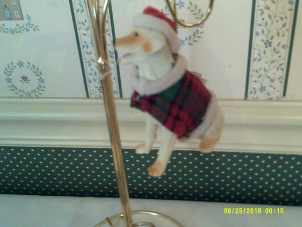 KURT ADLER-2023 YELLOW LABRADOR RETRIEVER ORNAMENT-NEW