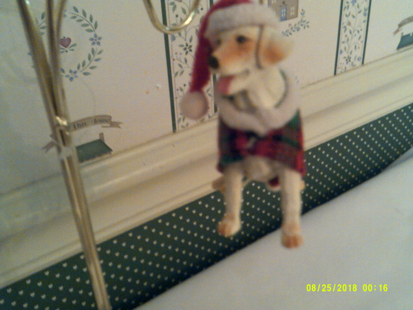 KURT ADLER-2023 YELLOW LABRADOR RETRIEVER ORNAMENT-NEW