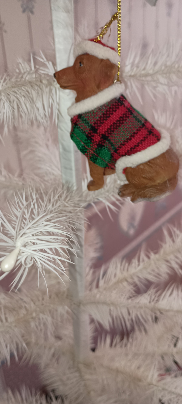 KURT ADLER-2023 PET PARADE DOG ORNAMENT-GOLDEN RETRIEVER-NEW