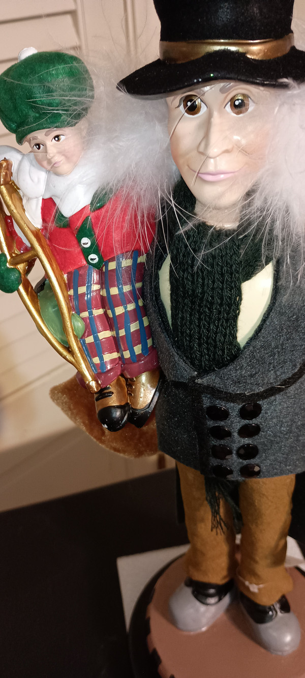 KURT ADLER-2023 HOLLYWOOD NUTCRACKER-BOB CRATCHIT & TINY TIM-NEW IN BOX
