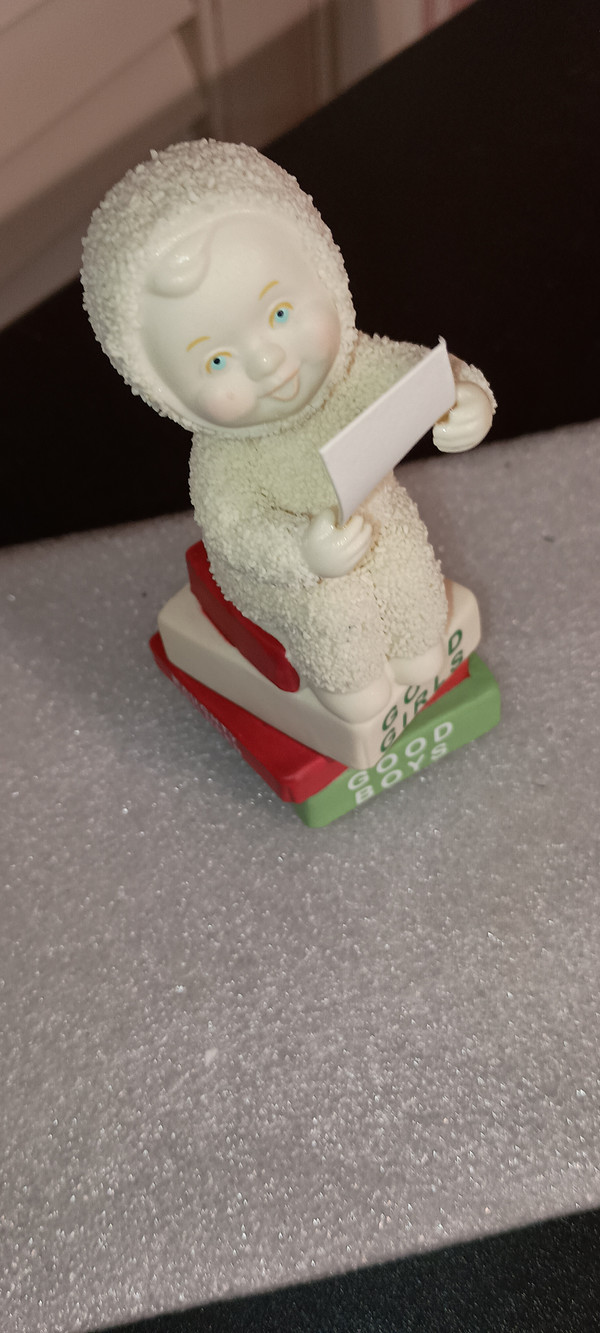 DEPT. 56 -2022 PORCELAIN SNOWBABY-SANTA'S ASSISTANT-NEW IN BOX