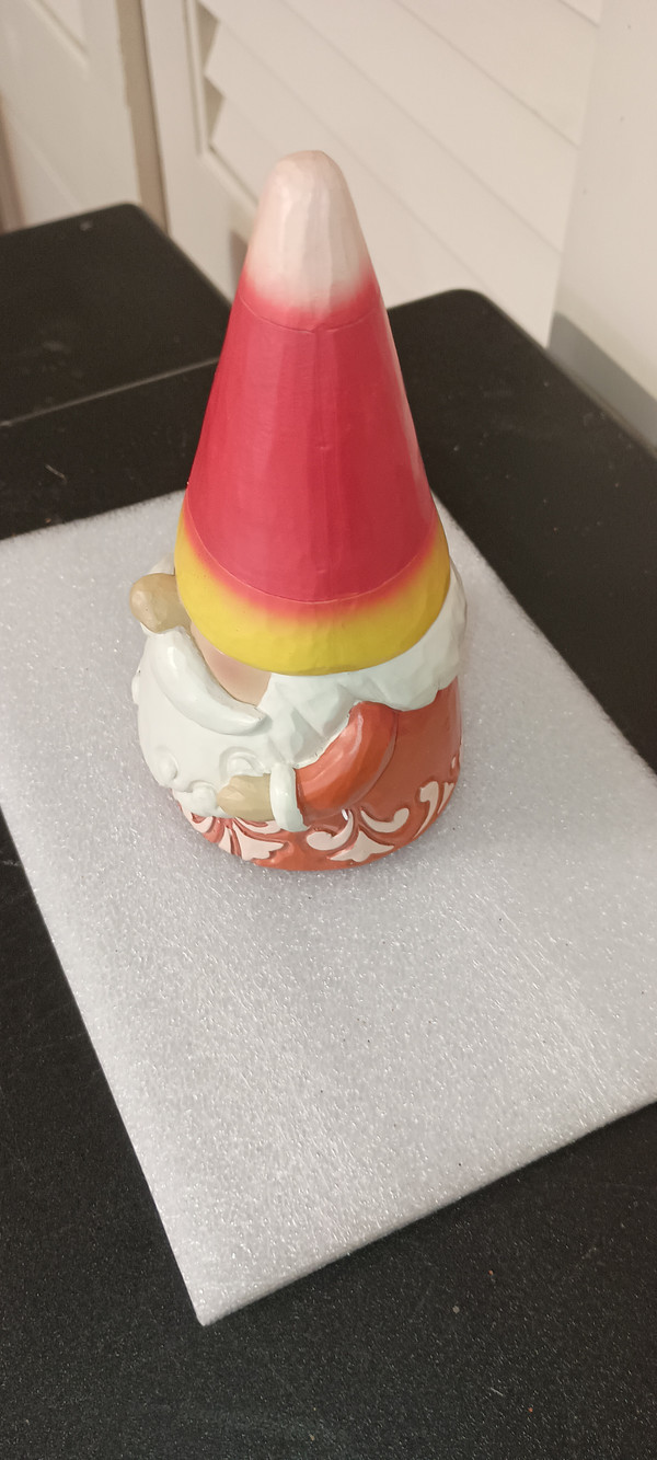 JIM SHORE-HALLOWEEN- CANDY CORN GNOME FIGURE-NEW