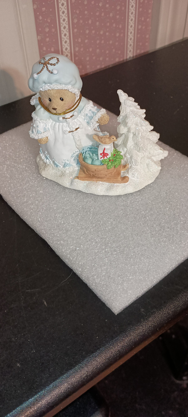 CHERISHED TEDDIES-2021 HOLIDAY FIGURINE-ASHLEY-NEW IN BOX