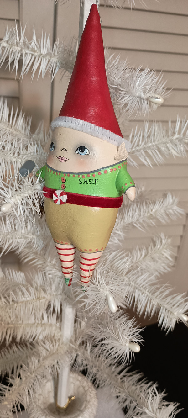 BETHANY LOWE- SANTA'S ELF ORNAMENT BY ROBIN SEEBER-NEW-2024