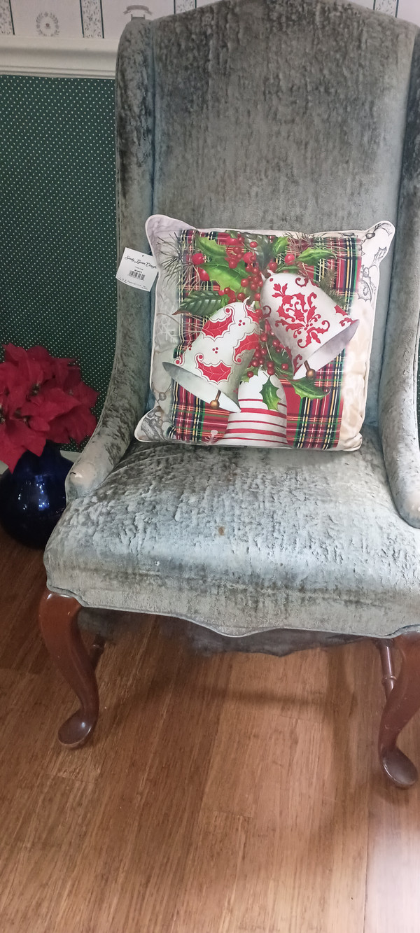 C&F HOME-CHRISTMAS BELLS PILLOW-NEW-2024