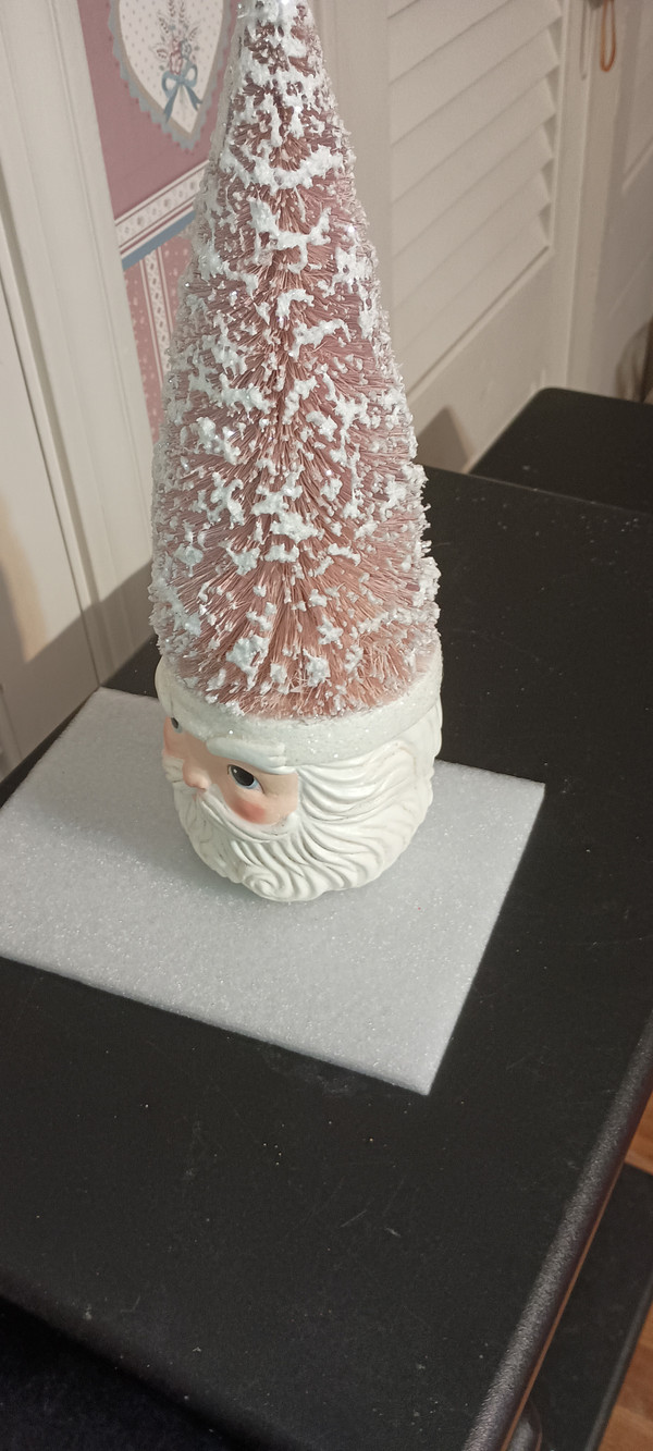 BETHANY LOWE-2024 PASTEL PINK TREE SANTA-NEW