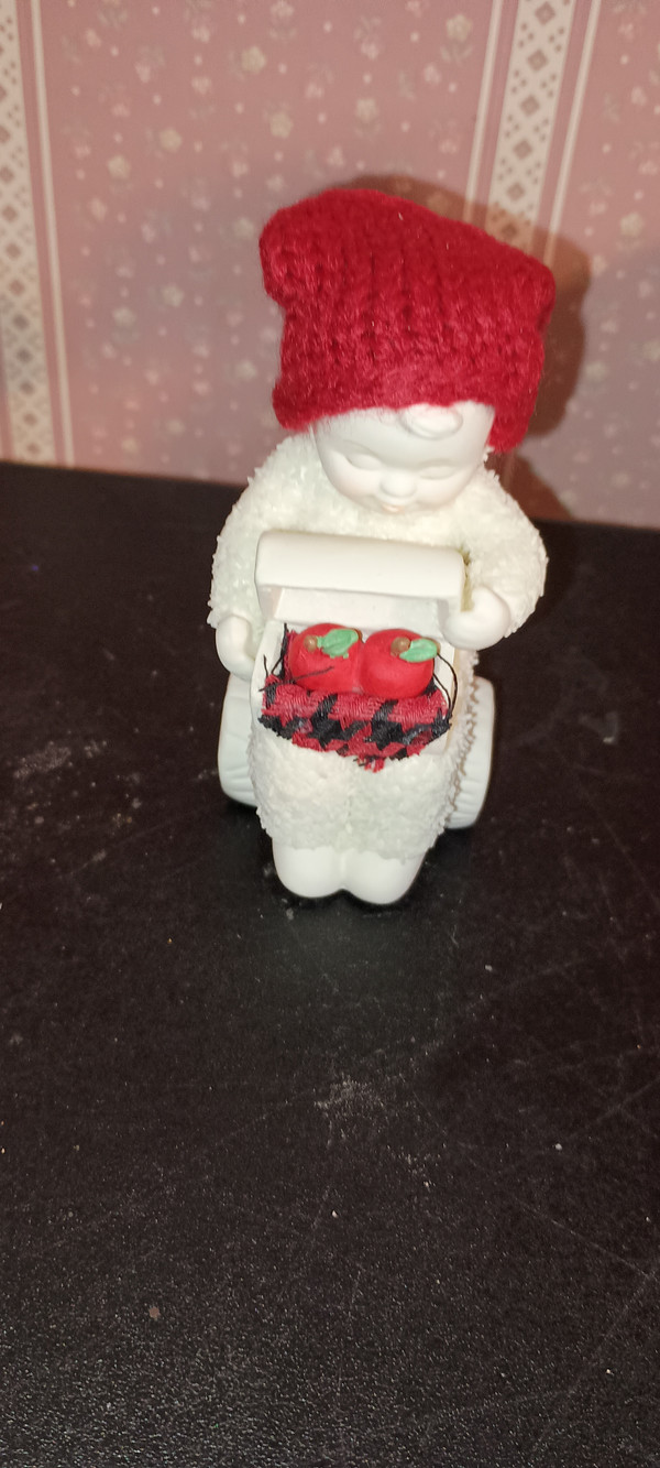 DEPT. 56 -SNOWBABY-CLASSIC COLLECTION-2019-APPLE POLISHER-NEW IN BOX