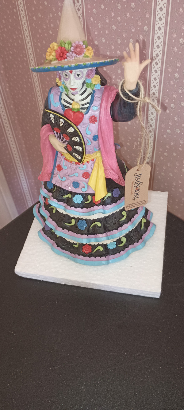 JIM SHORE HALLOWEEN FIGURINE-DAY OF THE DEAD DANCER