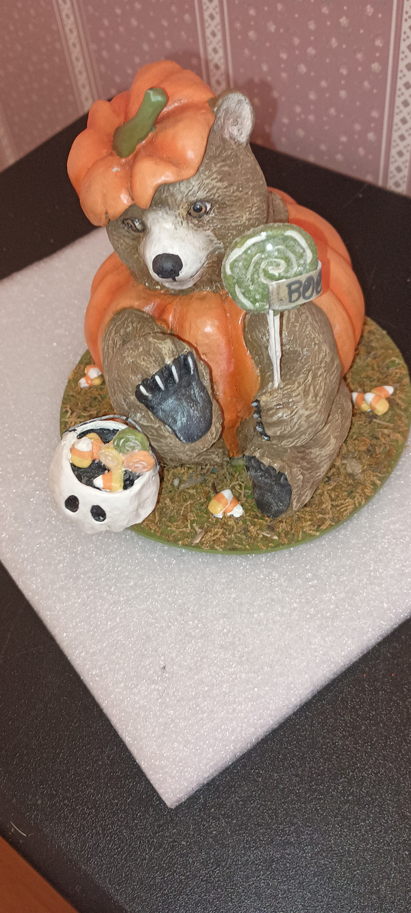 BETHANY LOWE-HALLOWEEN FIGURINE- BOO BOO BEAR-NEW