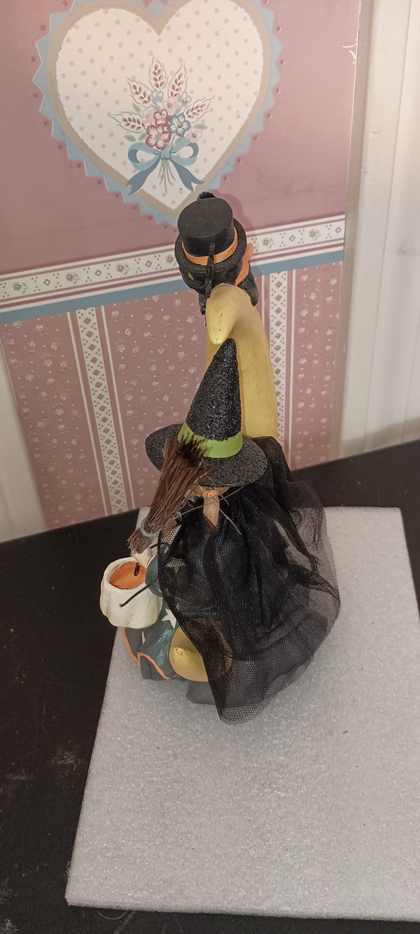 BETHANY LOWE 2024 HALLOWEEN FIGURINE- MARA ON MOON-NEW