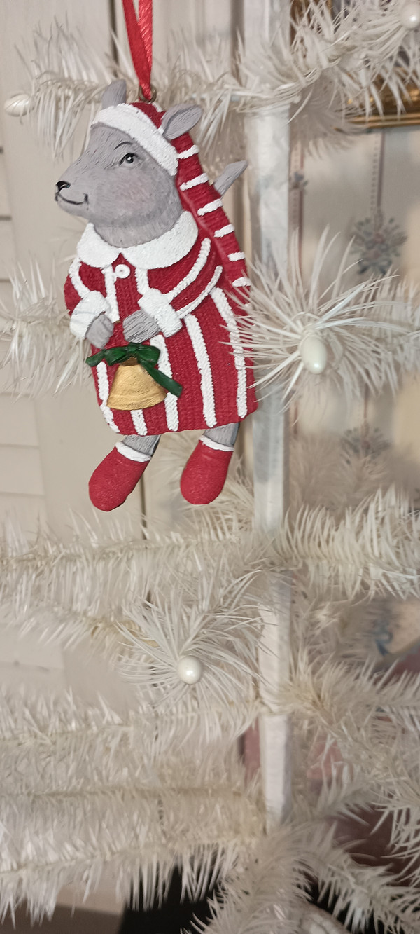 JOE SPENCER-GATHERED TRADITIONS HOLIDAY ORNAMENT- MACY MOUSE-NEW