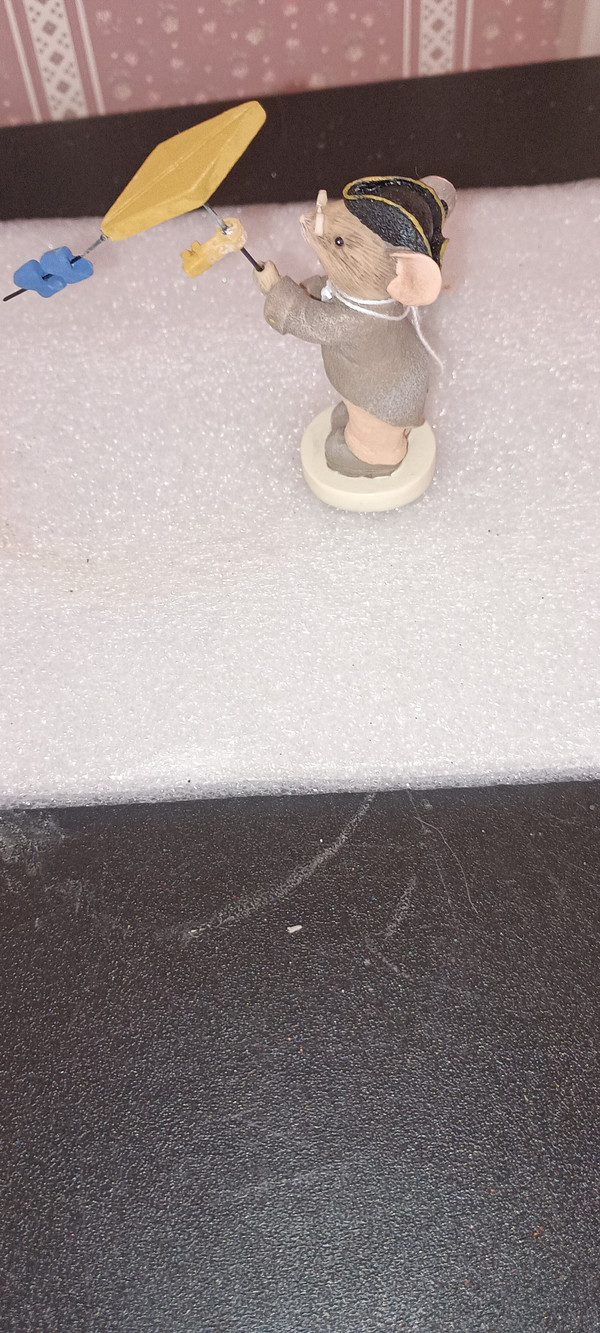 TAILS WITH HEART-AMERICANA MOUSE FIGURE- BEN FRANKLIN-NEW IN BOX