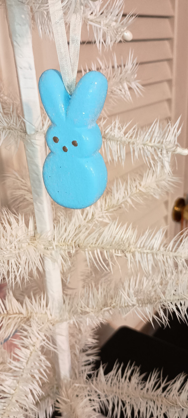 BETHANY LOWE EASTER BLUE PEEP BUNNY ORNAMENT-NEW 2022