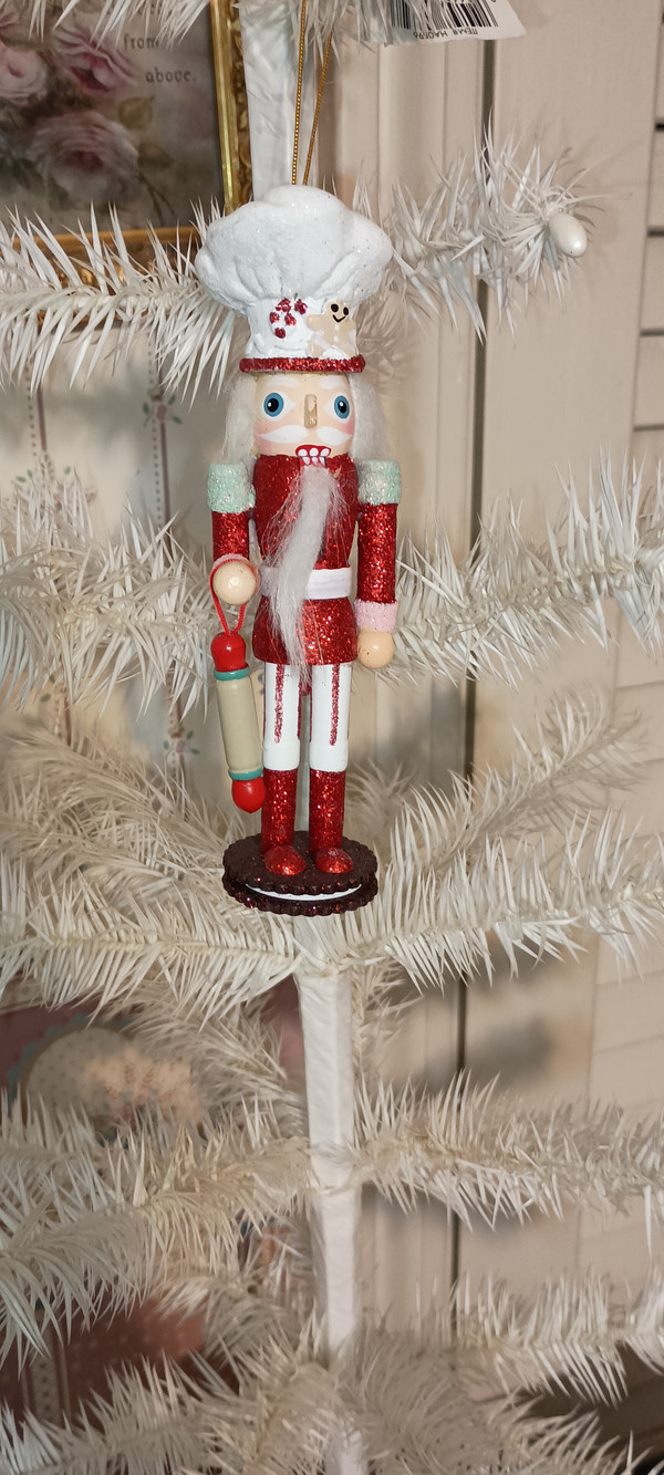 KURT ADLER-2021 6" HOLLYWOOD SWEET NUTCRACKER ORNAMENT-GINGERBREAD HAT. NEW