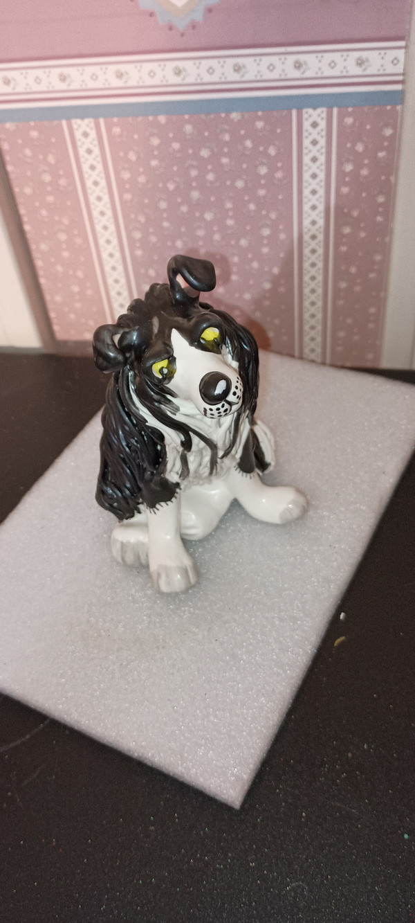 WESTLAND-TOP DOGS FIGURINE-WHISPER THE BORDER COLLIE-NEW IN BOX