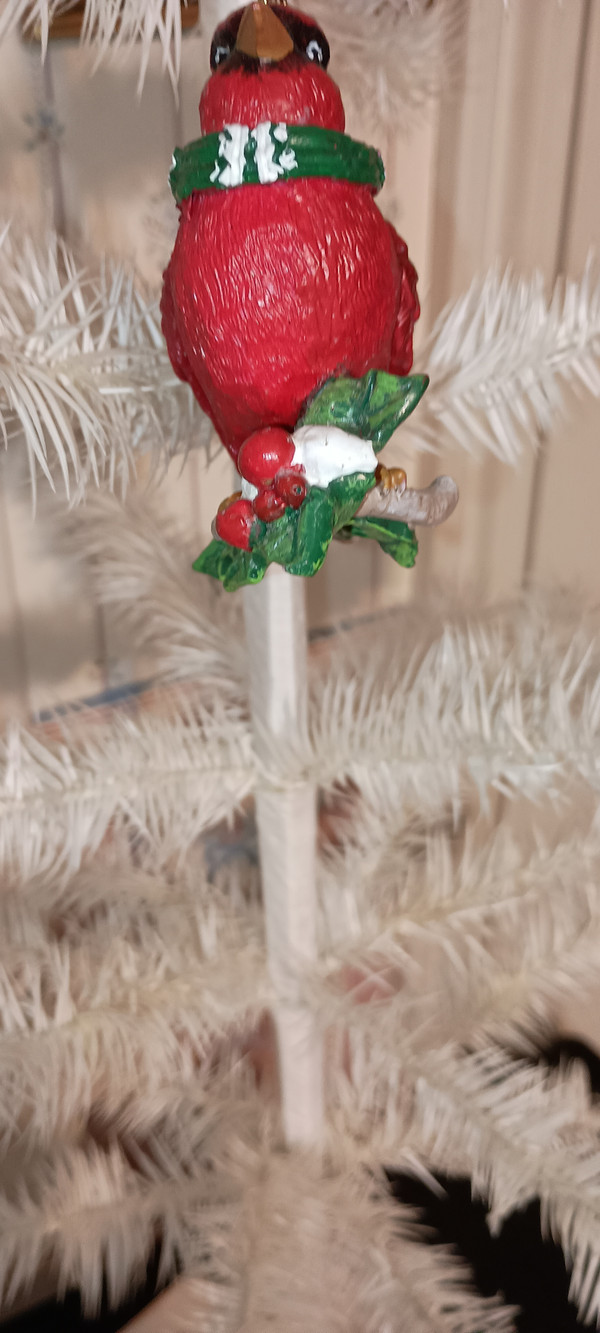 KURT ADLER- 2018 WOODLAND CARDINAL ORNAMENT-NEW CONDITION