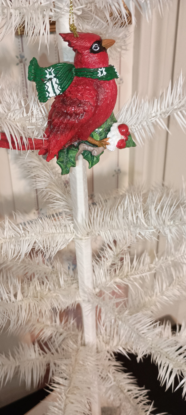 KURT ADLER- 2018 WOODLAND CARDINAL ORNAMENT-NEW CONDITION