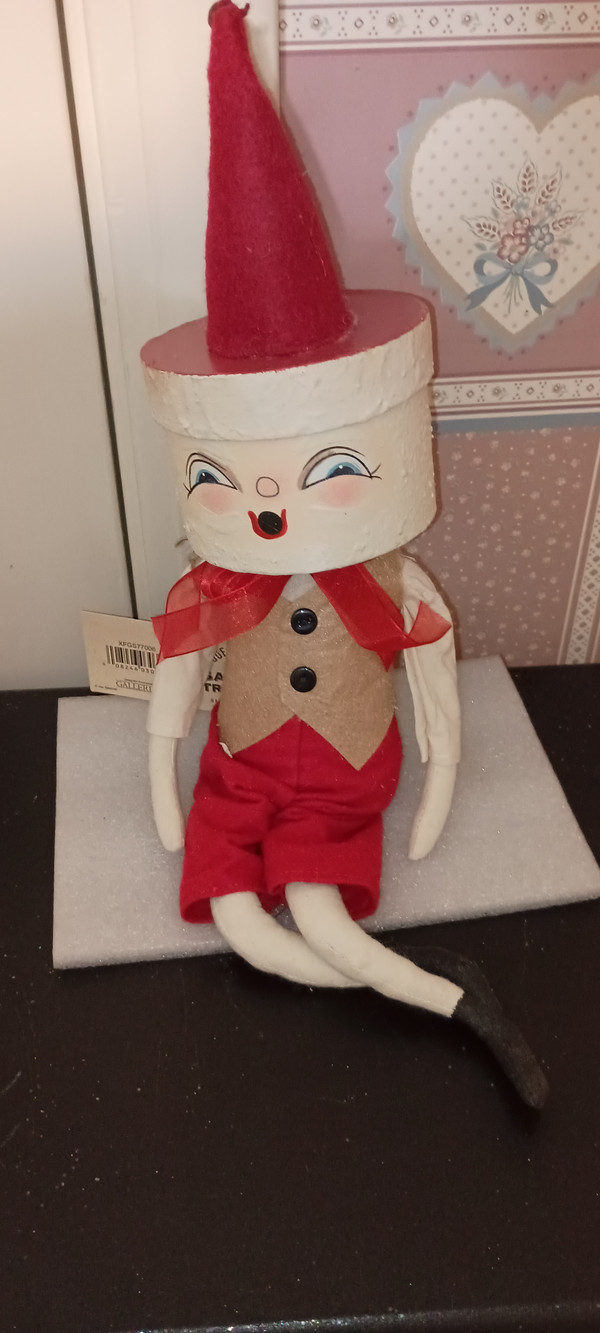 JOE SPENCER-GALLERIE II GATHERED TRADITIONS ART DOLL-MERRY MARK- NEW