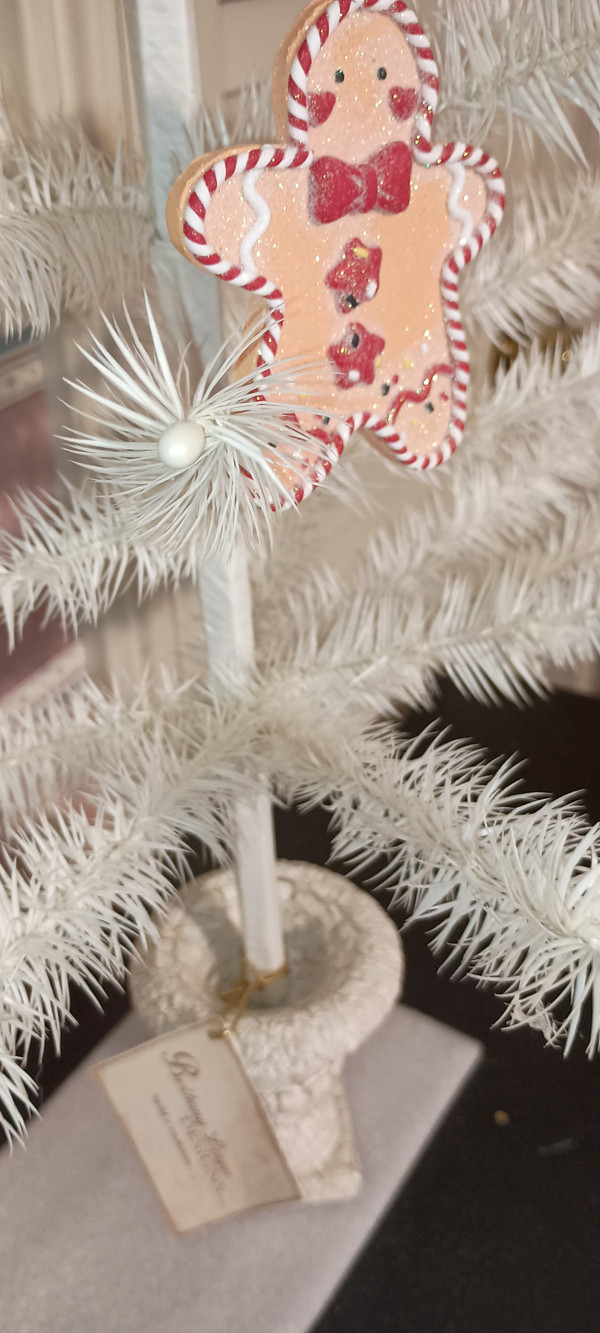 KURT ADLER- 2024 CLAYDOUGH GINGERBREAD BOY ORNAMENT-NEW