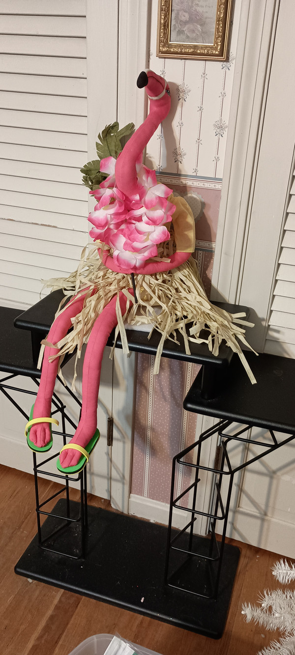JOE SPENCER- GALLERIE II-GATHERED TRADITIONS ART DOLL- FARRAH FLAMINGO- NEW-2023