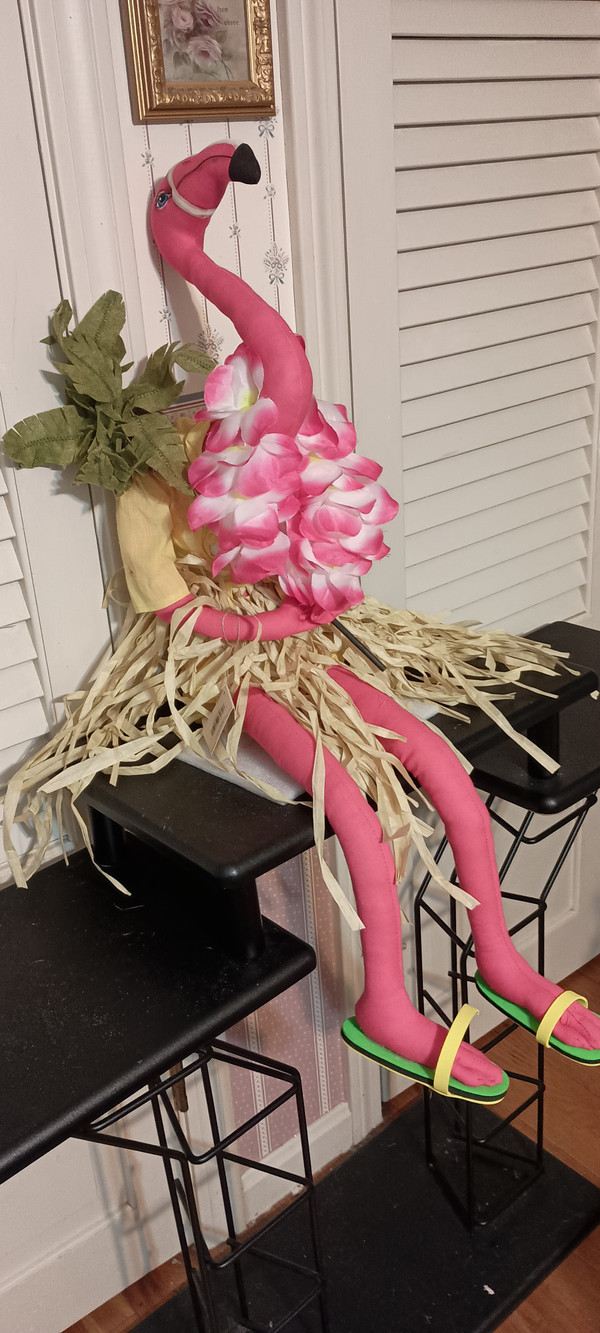 JOE SPENCER- GALLERIE II-GATHERED TRADITIONS ART DOLL- FARRAH FLAMINGO- NEW-2023