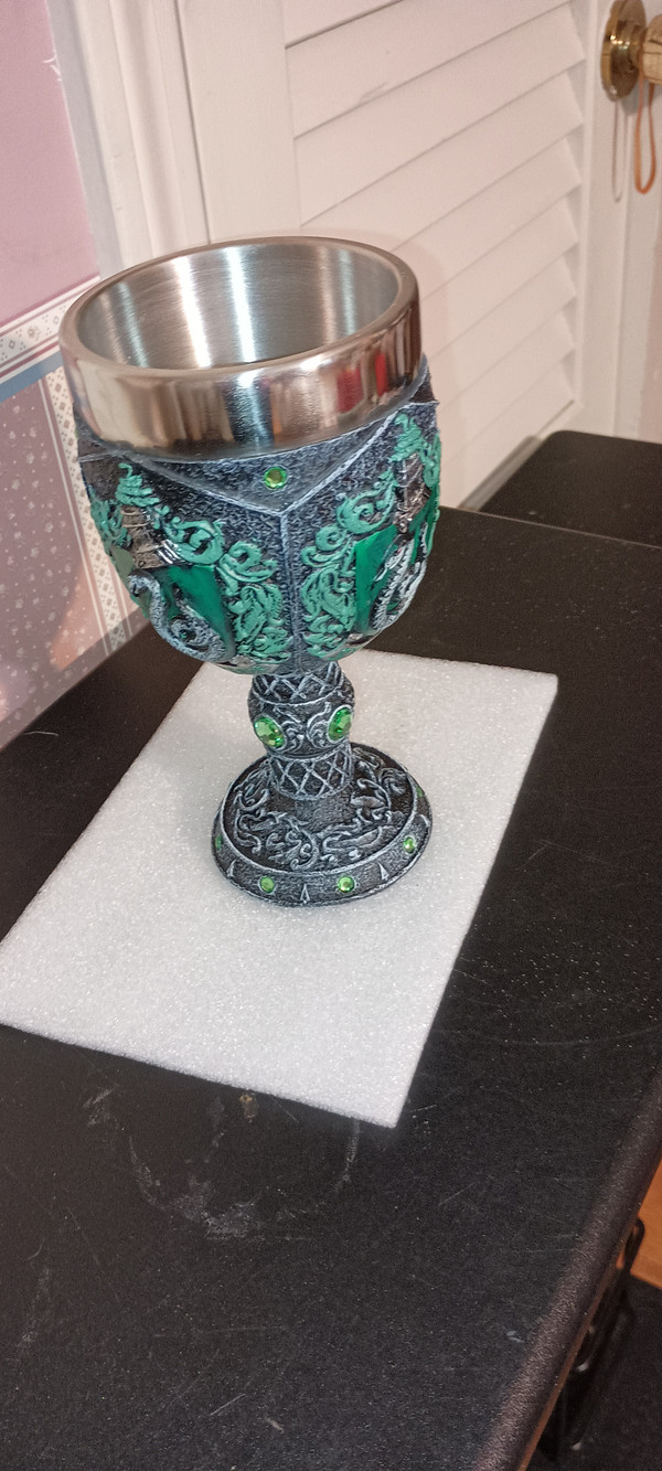 WIZARDING WORLD OF HARRY POTTER-2021 SLYTHERIN DECORATIVE GOBLET-NEW IN BOX
