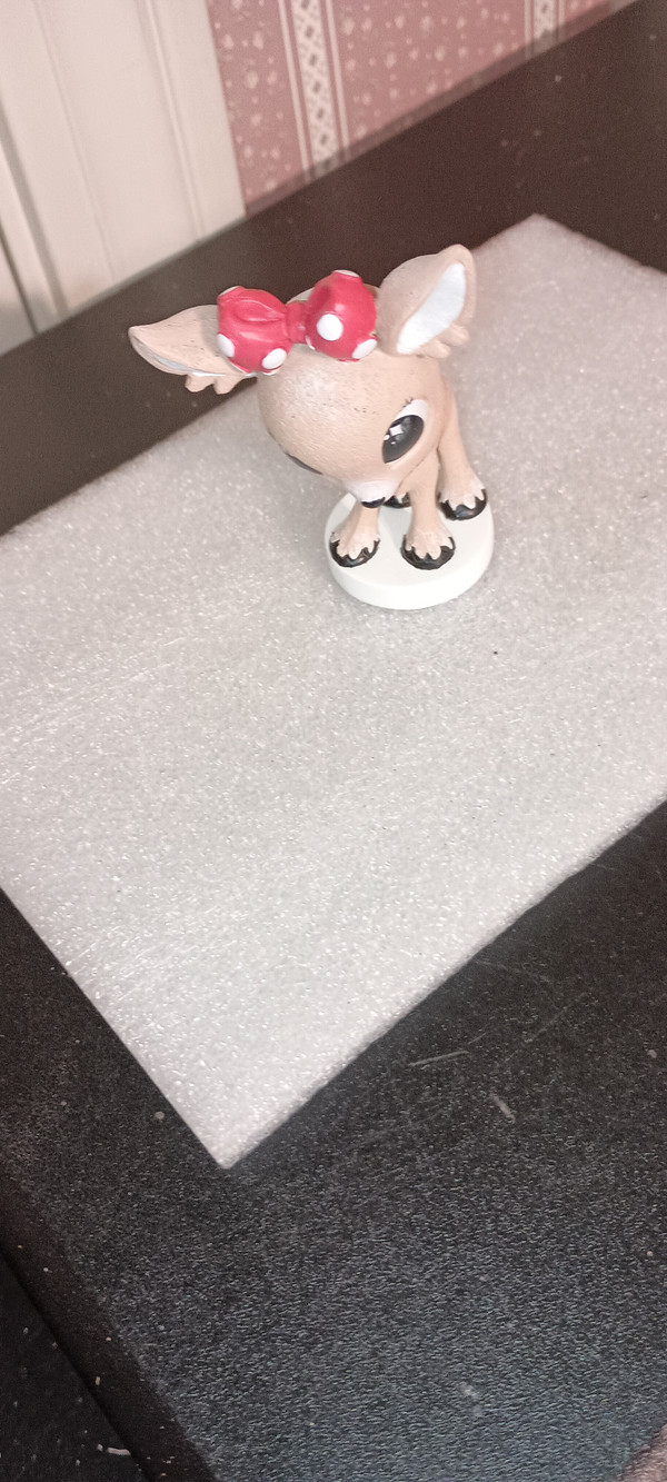 ENESCO-KAWAII THE RED NOSE REINDEER-FIGURINE-CLARICE-NEW IN BOX-