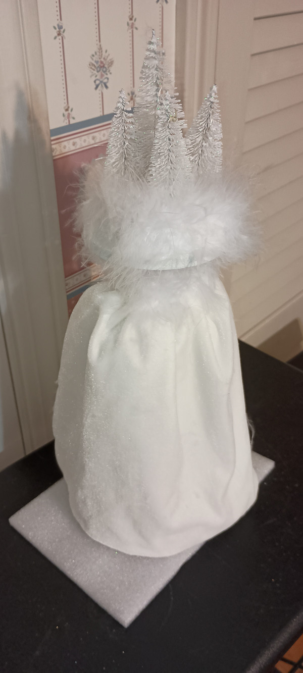 KURT ADLER-HOLLYWOOD -WHITE WINTER LED HAT-NUTCRACKER-NEW IN BOX-2024