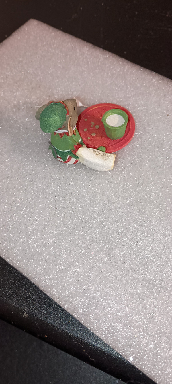 TAILS WITH HEART-MOUSE IN THE HOUSE- COOKIES FOR SANTA MINI FIGURE-NEW IN BOX