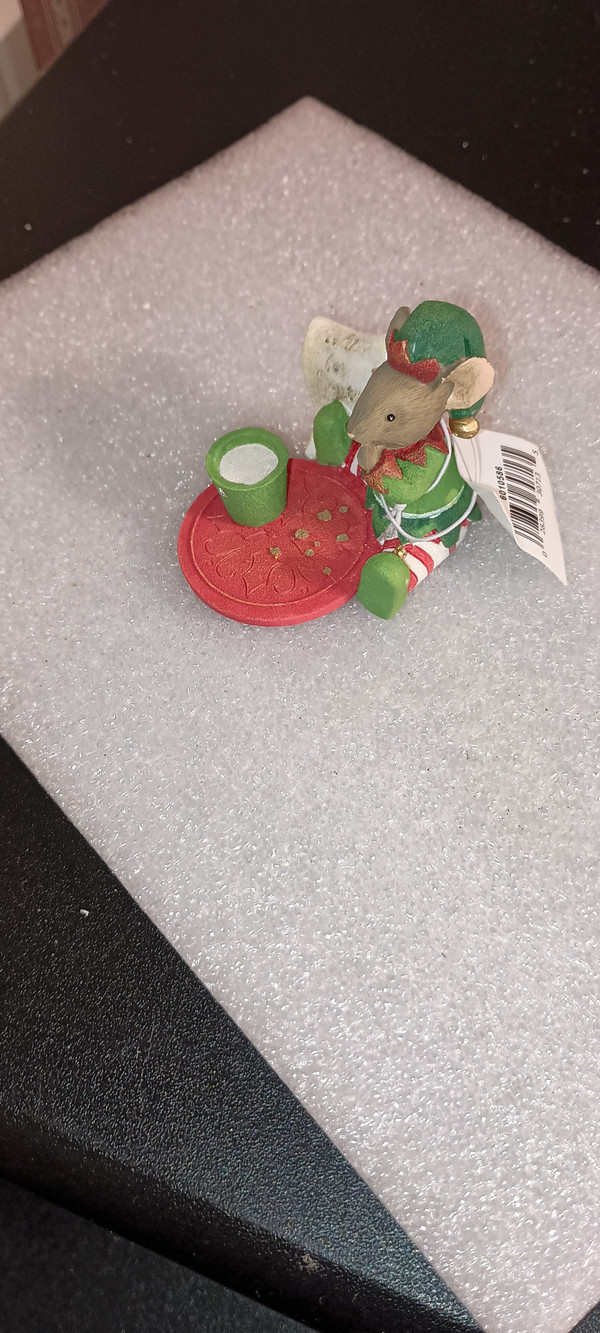 TAILS WITH HEART-MOUSE IN THE HOUSE- COOKIES FOR SANTA MINI FIGURE-NEW IN BOX