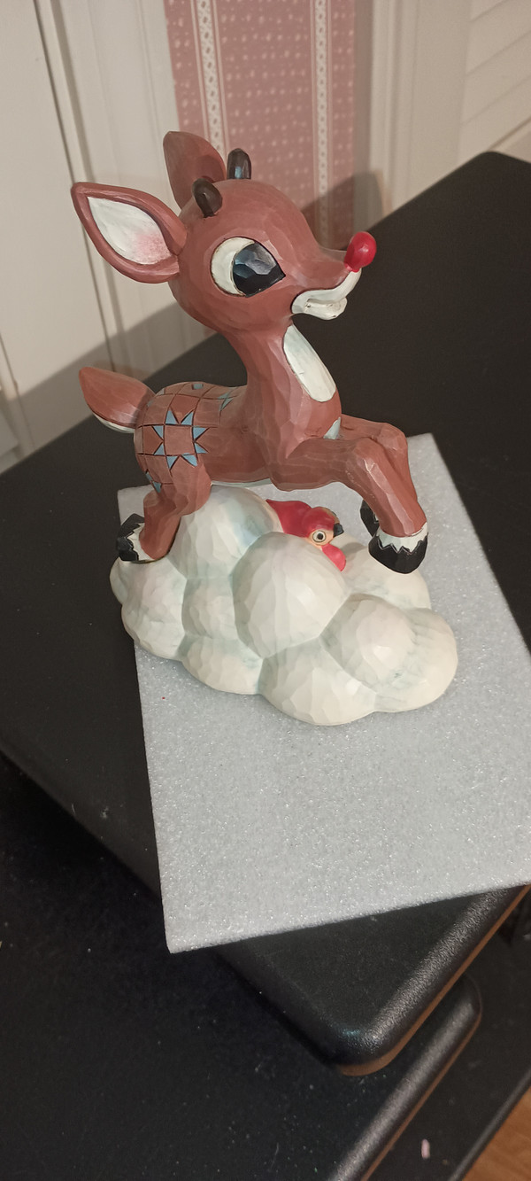 DEPT. 56- 2016 RUDOLPH THE RED NOSE REINDEER TRADITIONS FIGURE- RUDOLPH FLYING-NEW IN BOX.
