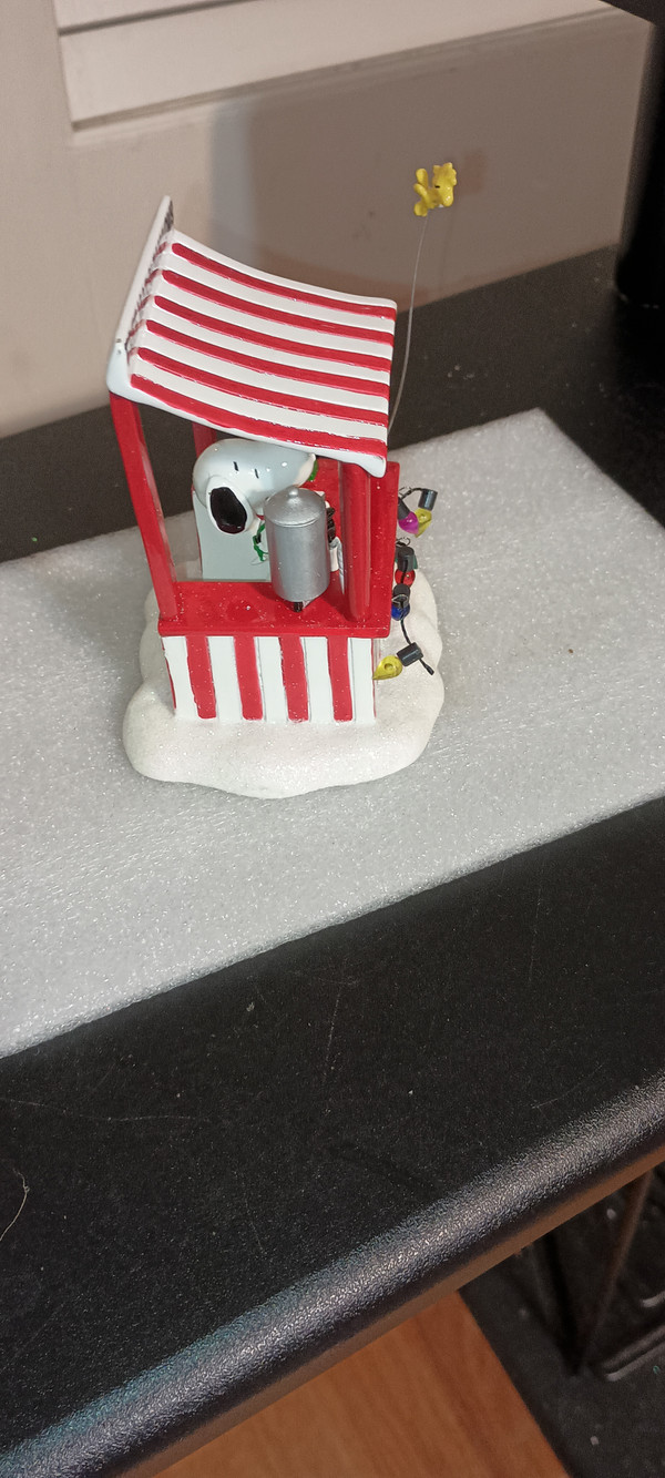 DEPT. 56 PEANUTS VILLAGE- SNOOPY'S COCOA STAND- 2022-NEW IN BOX