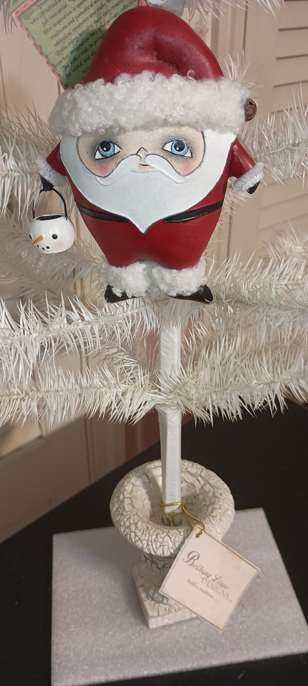 BETHANY LOWE- HOLIDAY-2023 ORNAMENT ST. NICK BY ARTIST ROBIN SEEBER