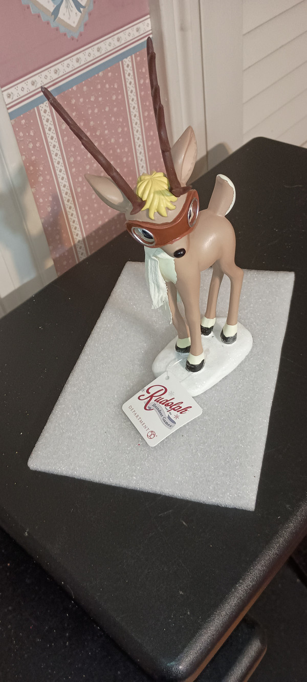 DEPT. 56-RUDOLPH THE RED NOSED REINDEER GAMES FIGURE-BLITZEN-NEW -2019