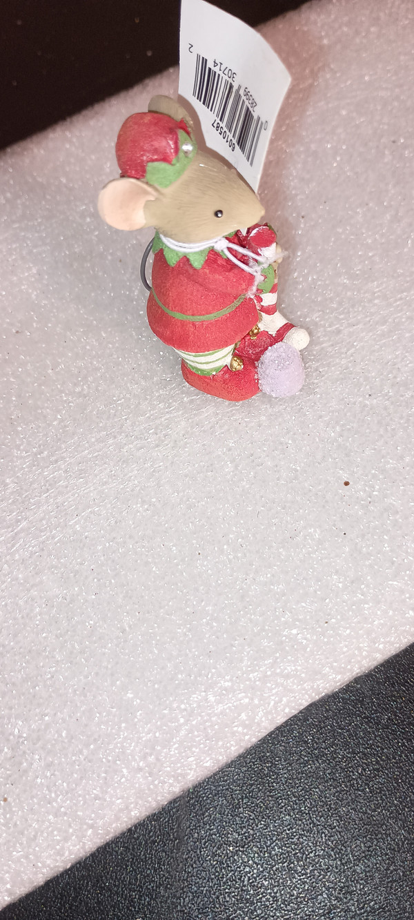 TAILS WITH HEART MINI FIGURINE- MOUSE IN THE HOUSE- GUMDROP GOLFING-NEW IN BOX