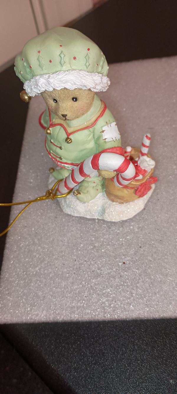 CHERISHED TEDDIES HOLIDAY FIGURINE- PERCY ELF-2021-NEW IN BOX