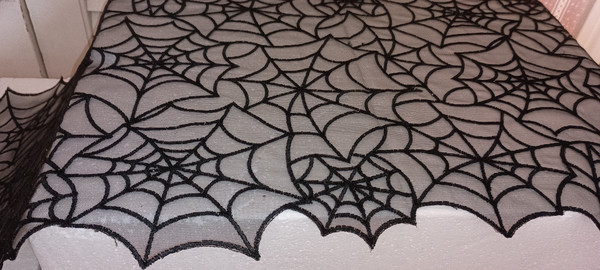 C&F HOME ENTERPRISES- HALLOWEEN-SPIDER WEB RUNNER-NEW 2025