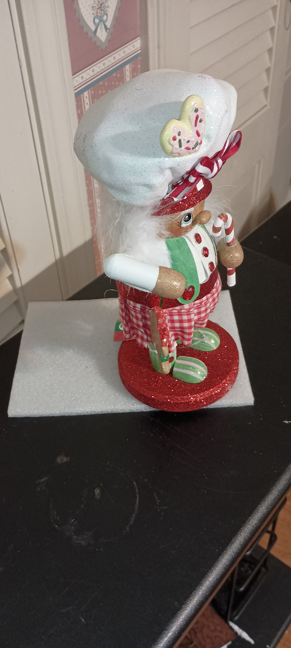 HOLLY ADLER 10"H GINGERBREAD BAKER GIRL NUTCRACKER-2024-NEW IN BOX