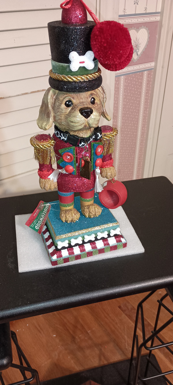 KURT ADLER-2023 HOLLYWOOD DOG RULES NUTCRACKER-NEW IN BOX