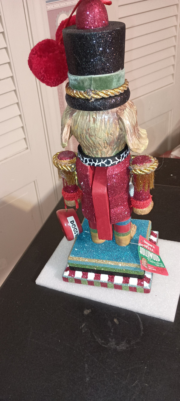 KURT ADLER-2023 HOLLYWOOD DOG RULES NUTCRACKER-NEW IN BOX