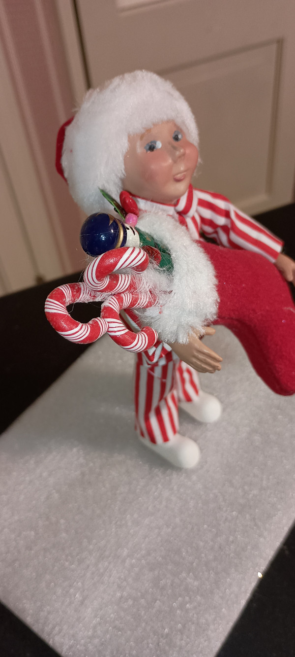 BYERS CHOICE-2025 CAROLER-TODDLER BOY IN PAJAMAS-NEW