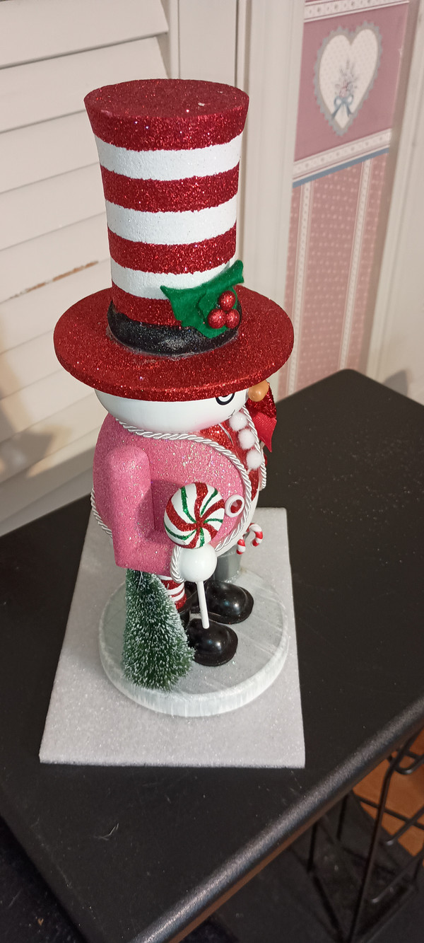 KURT ADLER-2021 HOLLYWOOD CANDY SNOWMAN-NEW IN BOX D NUTCRACKER-
