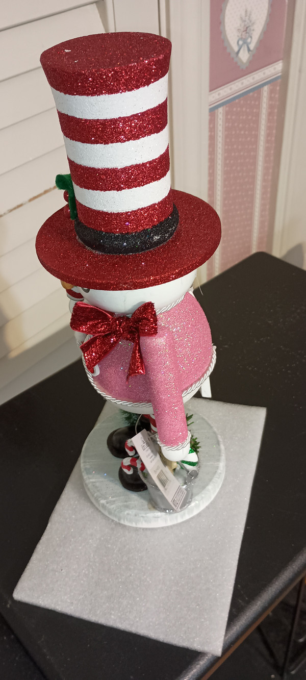 KURT ADLER-2021 HOLLYWOOD CANDY SNOWMAN-NEW IN BOX D NUTCRACKER-