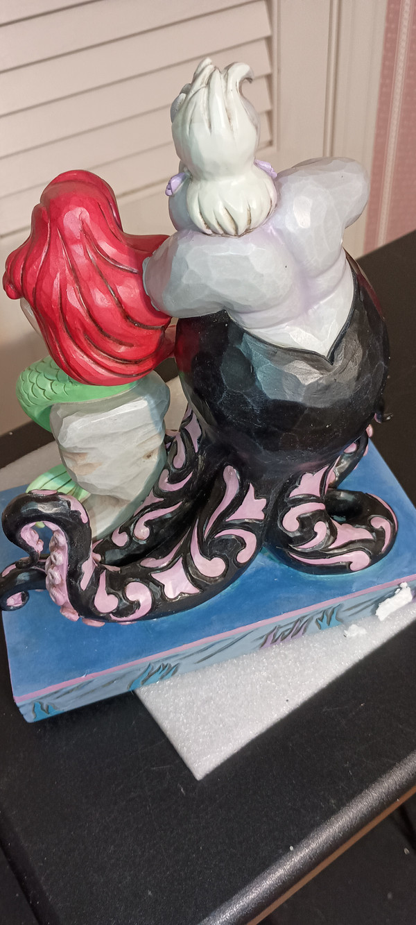 DISNEY TRADITIONS/JIM SHORE-2022 AREL & URSULA FIGURE-NEW IN BOX