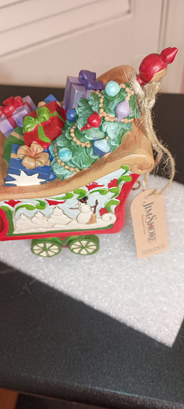 JIM SHORE -2022 TRAIN COAL CAR-NEW N BOX CAR