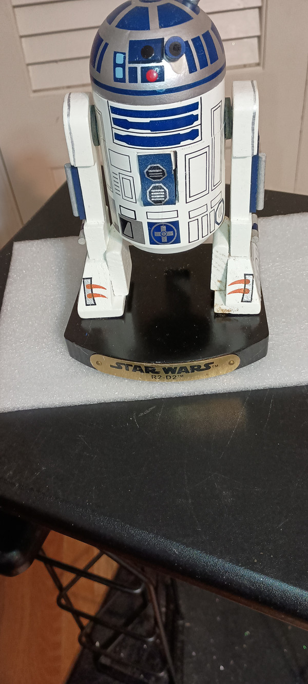 KURT ADLER-7" STAR WARS..R2-D2 NUTCRACKER-MIB