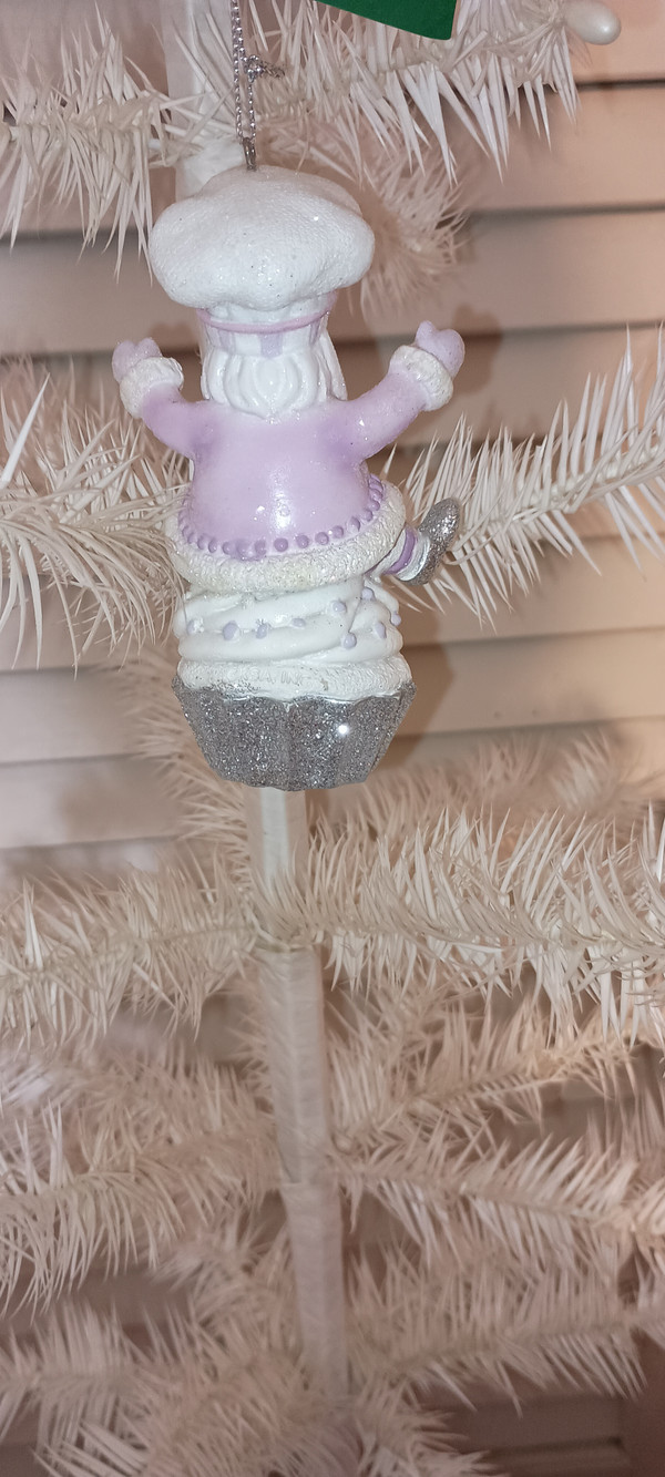 KURT ADLER 4.25" SUGAR PLUM CHEF SANTA ORNAMENT-NEW