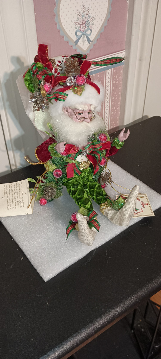 2019 MARK ROBERTS SMALL KRIS KRINGLE FAIRY-NEW IN BOX