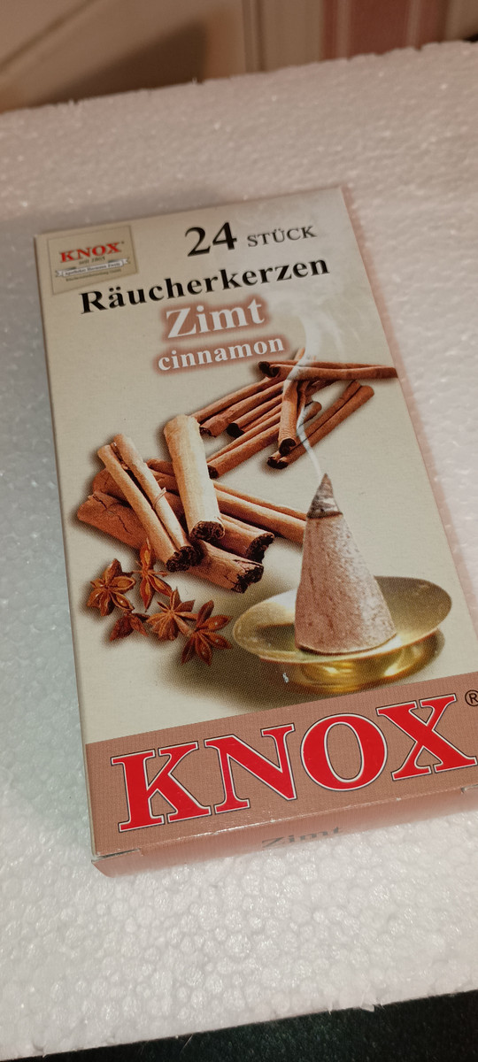 KNOX FRAGRANCE INCENSE CONES-CINNAMON
