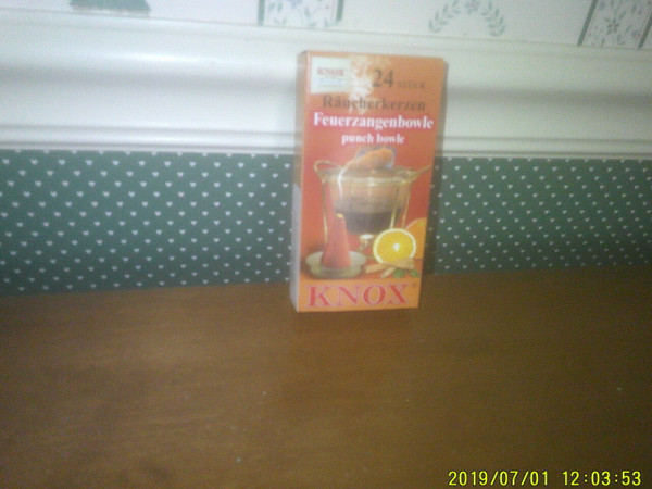 KNOX FRAGRANCE INCENSE CONES-PUNCH BOWLE